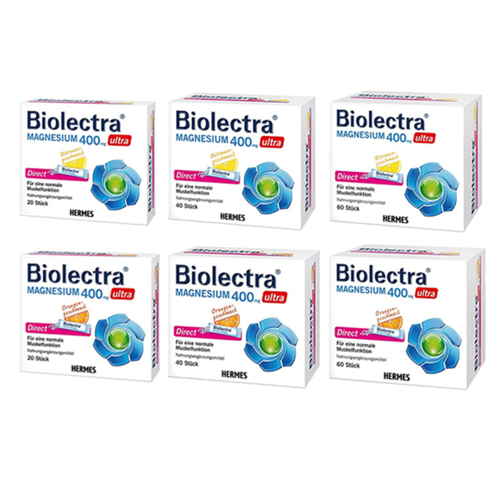 <b>바이오렉트라 마그네슘 400mg 울트라 다이렉트</b> 40개입x6팩