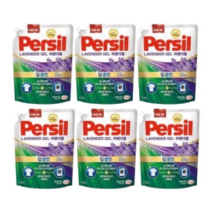 헨켈 퍼실 딥클린 파워젤 라벤더 리필 드럼용 일반용 액체 세제 1.8L x 6개