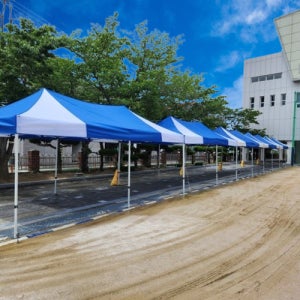 하울캐노피 천막 대형 야외 바람막이 방수 창고 그늘막 텐트 포차 테라스 옥상