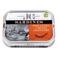 JACQUES GONIDEC 자크고니덱 프랑스 스파이시 정어리 인 올리브 오일 통조림 Spicy sardines 115g 6팩