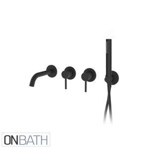 리델 벽매립수전 2way GWS-7019 (블랙/크롬/니켈/샴페인골드) / 수전