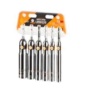 황금손 LBS615S 롱비트소켓세트 6PCS