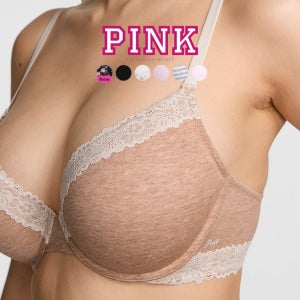 빅토리아시크릿 핑크 기본 레이스 푸쉬업 브라 에브리데이 빅시 70E 70AA컵