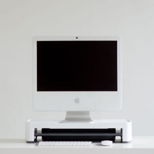 컴퓨터 모니터 받침대 선반 높이 조절 선반형