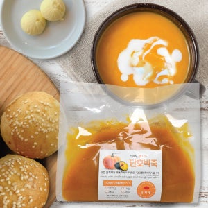 소적두 국산 단호박죽 1kg 찹쌀 없는 건강죽 간편식