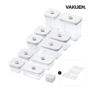 [세트구성/채반증정] 바퀜 마하 진공밀폐용기 BEST 11종 세트