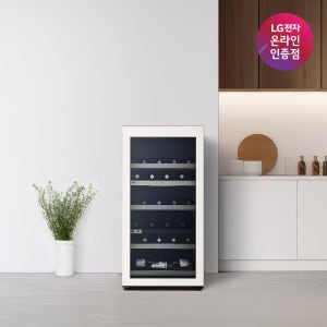 LG전자 디오스 오브제컬렉션 와인셀러 W0772GB 77병 대용량 홈바꾸미기