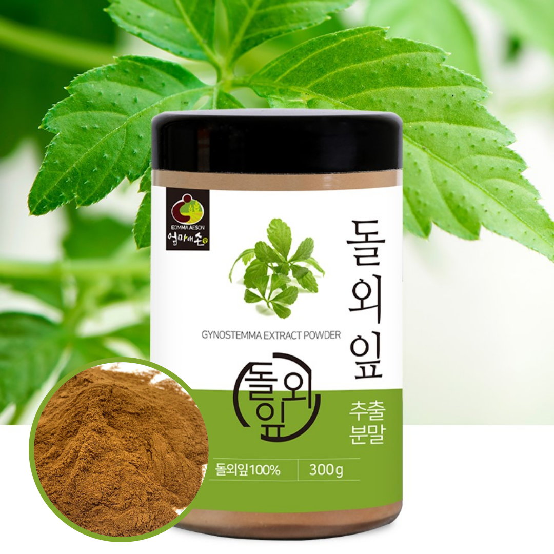 돌외잎 추출물 가루 300g 실속형 돌외 잎차 <b>돌외잎주정추출분말</b> 홈쇼핑