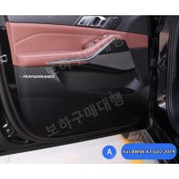 자동차 도어 프로텍터 커버 BMW X7 G07 2019 2020 용 킥 매트 패드