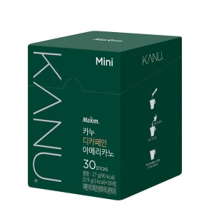 카누 디카페인 아메리카노 미니 0.9g X 30T (6개입)