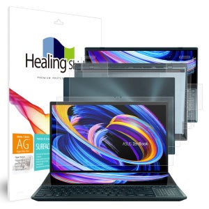 젠북 프로 듀오15 OLED UX582 항균 종이질감 블루라이트차단 필름1매 외부3종