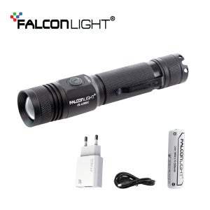 팔콘라이트 FL-LZ01C LED 충전식 손전등 후레쉬