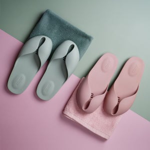 슬림퍼 오리지널 2개 세트 욕실슬리퍼 낮은 욕실 화장실 문걸림 없는 욕실화