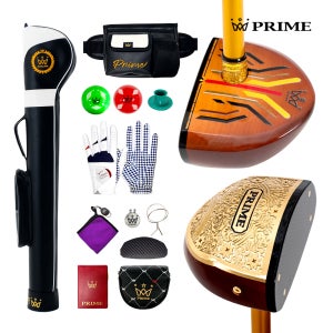 프라임 파크골프 4스타 브라운헤드 국산 최고급 파크골프채 세트 12종 풀세트