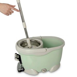 회전물걸레청소기 페달청소기 원형 스핀맙 회전물걸레 바닥청소 밀대걸레