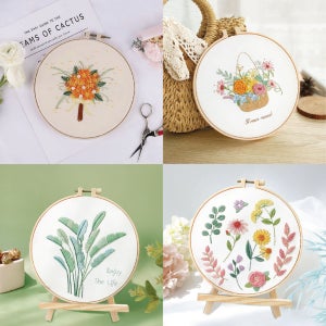 오늘의오브제 프랑스 자수 패키지 28종 십자수 세트 취미 생활 만들기 키트 모음 집순이