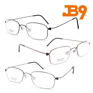 JB9 제이비나인 STEVEN 스티븐 베타티타늄 그리다 GRIDA시리즈 안경테 나사없는 금속테 블루라이트차단맞춤