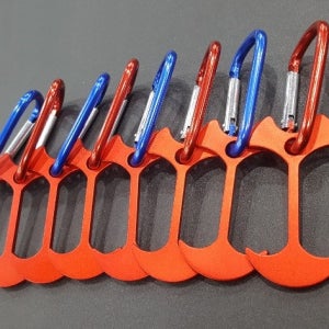 캠핑 데크팩 앙카형 나사형 데크용팩 휴양림전용 백패킹팩 칼라비너 강철비너