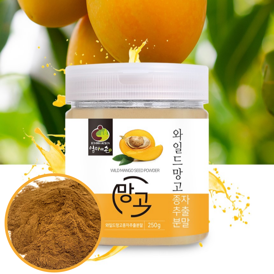 와일드망고 분말 250g 실속형 <b>와일드망고종자추출물</b> 씨앗 차 가루 홈쇼핑