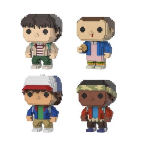 펀코팝 Funko Pop 넷플릭스 드라마 기묘한이야기 캐릭터 8비트 피규어 4팩 장난감