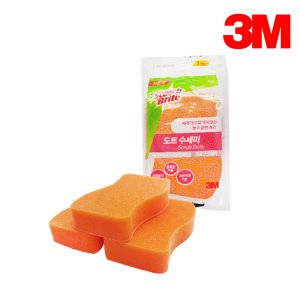 3M수세미 제로 스크래치 도트 수세미 1입