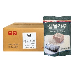 오토 국산 찹쌀가루 800g (1BOX) 12개입
