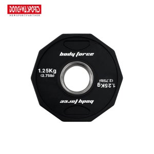 바디포스 TPU 10각 중량원판 50mm 우레탄 바벨 플레이트 1.25kg