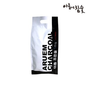 아름다운참숯 2번구운비장탄 1kg 7,680Kcal BBQ숯 캠핑숯