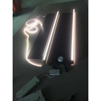 LED벽선반 LED진열대 메탈 조명 심플 램프 침실 아이디어
