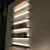 LED벽선반 LED진열대 거실 침실 와인셀러