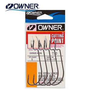 오너 5110 오버사이즈훅 빅배스 광어훅 7/0