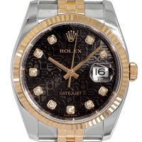 ROLEX 116231G 로렉스 데이저스트 Oyster Perpetual DateJust 18K Rose Gold 콤비 컴퓨터판 남성용 기계식자동 36mm -LX2842A