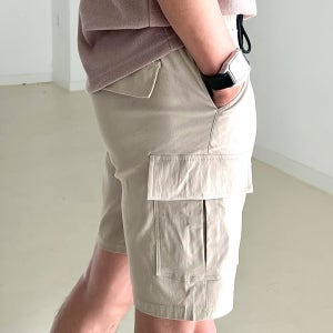 남자 반바지 면 쫀쫀 스판 여름 카고 5부 팬츠 빅 사이즈 id2242