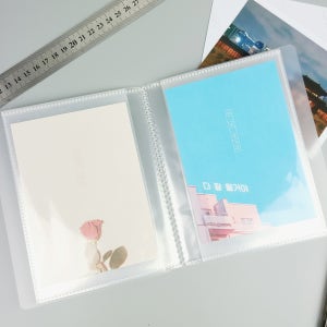 포토카드 바인더 엽서 사진앨범 포카바인더 4x6인치 1열