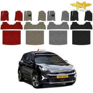 니로 플러스 EV 택시 코일매트 몬스터클래스 1열+2열+트렁크 풀세트 자동차 발판 카매트