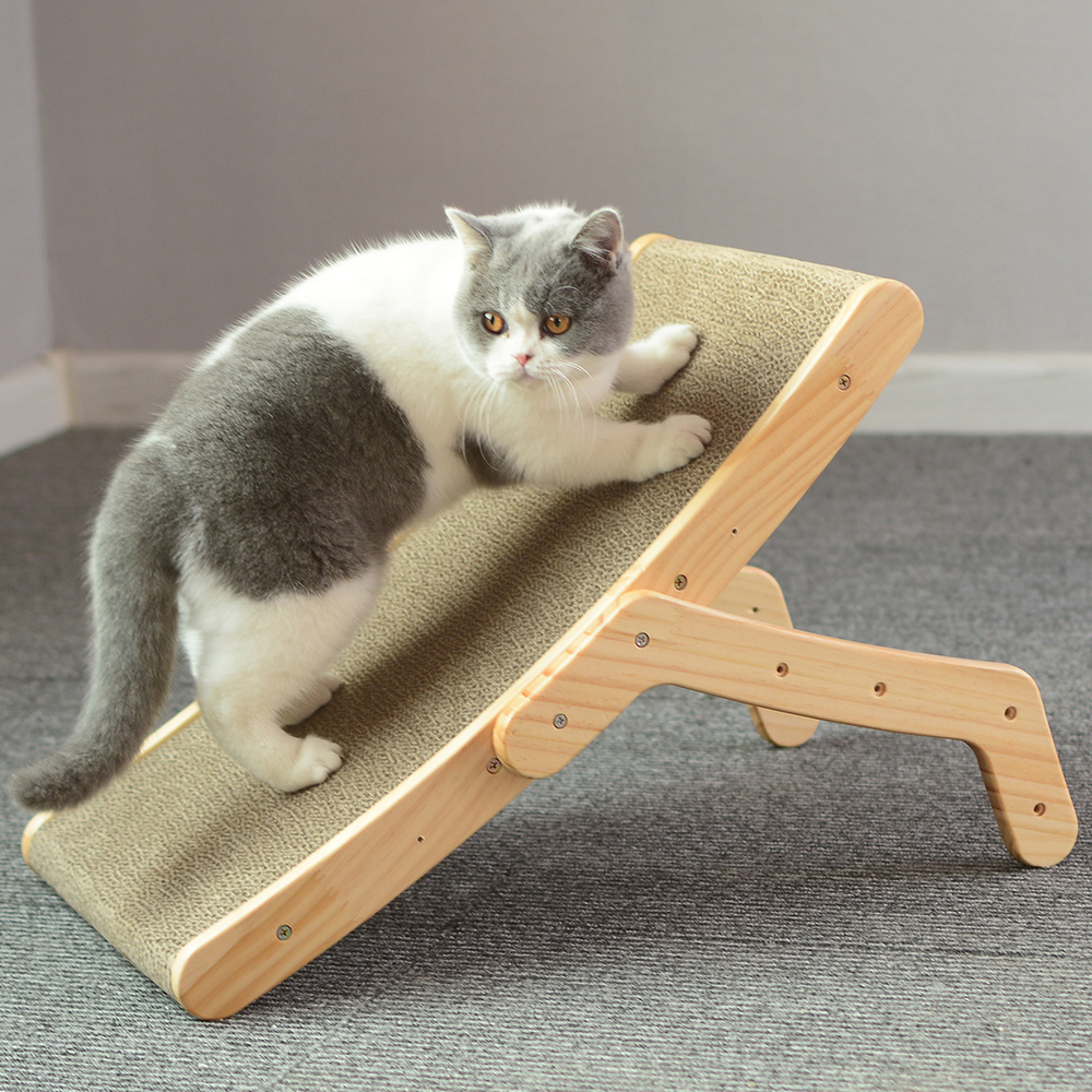 고양이 장난감 wood anti cat scratcher 스크래치 보드 침대 3 76