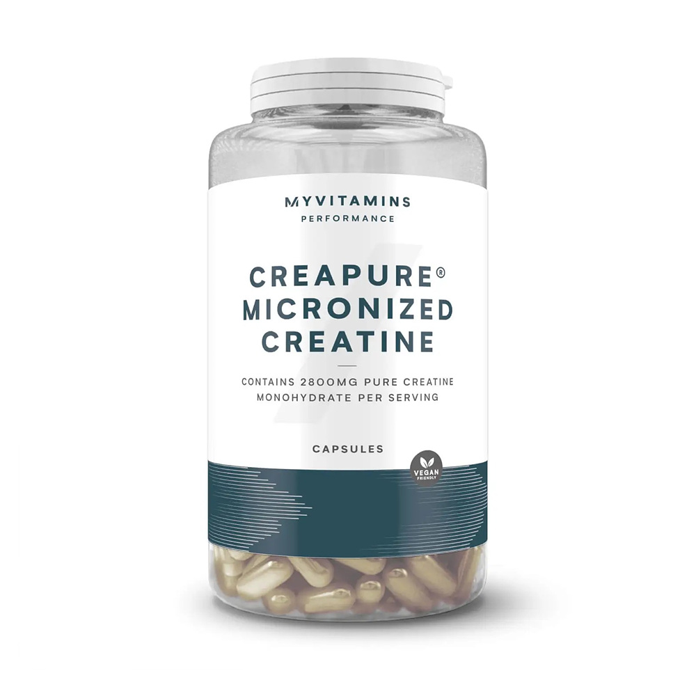 영국 MYVITAMINS <b>크레아퓨어 크레아틴 모노하이드레이트</b> 2800mg 245캡슐