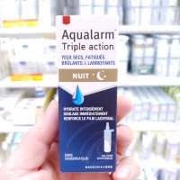 바슈롬 아쿠알람 안구건조 솔루션 잠들기전에 사용하는 점안액 10ml / Bausch + lomb AQUALARM TRIPLE ACTION Nuit 10ml