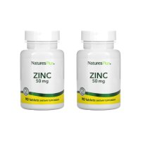 [해외직구] 네이처스플러스 징크 아연 50mg 90정 2팩 NaturesPlus Zinc 50 mg 90 Tablets