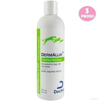 Dechra DermAllay Oatmeal Shampoo 데크라 덤알레이 오트밀 펫 샴푸 12oz(355ml) 3팩