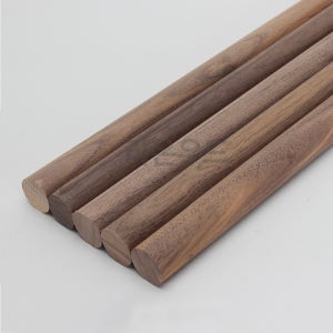 월넛 목봉 25파이 길이 600mm 나무봉 환봉 원목 목재