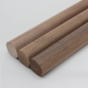 월넛 목봉 50파이 길이 600mm 나무봉 환봉 원목 목재