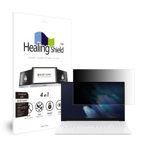 힐링쉴드 갤럭시북 프로 15인치 NT950XDB/Y 항균 블루라이트차단 양면 정보보안기