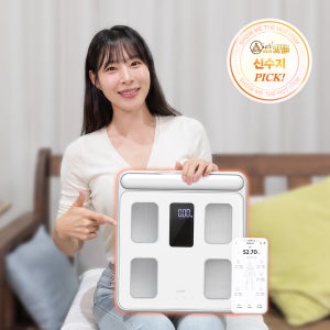 앳플리 아이그립X 전신 정확한 몸무게 저울 더블스마트인 바디체중계 체지방 가정용 전자 기계