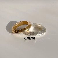 KIMENA 키메나 무광은반지 은가락지 마디반지 반무광 반지