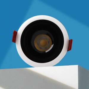 쿠키 움푹 COB 다운라이트 타공75mm 10W 플리커프리 매입등