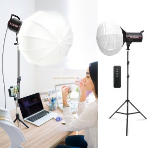촬영용 촬영 조명 지속광 소프트박스 젬볼 썬빔라이트 150W 세트 KIT-SUN12