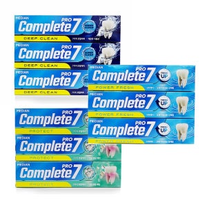토탈케어7 잇몸 치약 메디안 구취 컴플리트 딥클린 프로텍트 파워프레쉬 120gX3개입