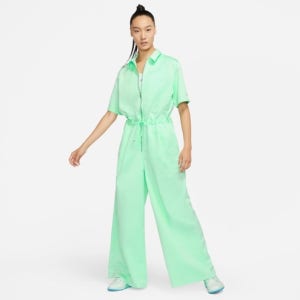 나이키 조던 2022 우먼스 데일리웨어 스포츠웨어 플라이트 점프수트 민트 (5236) 상하의 일체형 원피스 여친선물 데일리코디 여행룩