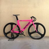 로드자전거 핑크 Fixie 출퇴근 자전거 52cm 이미지